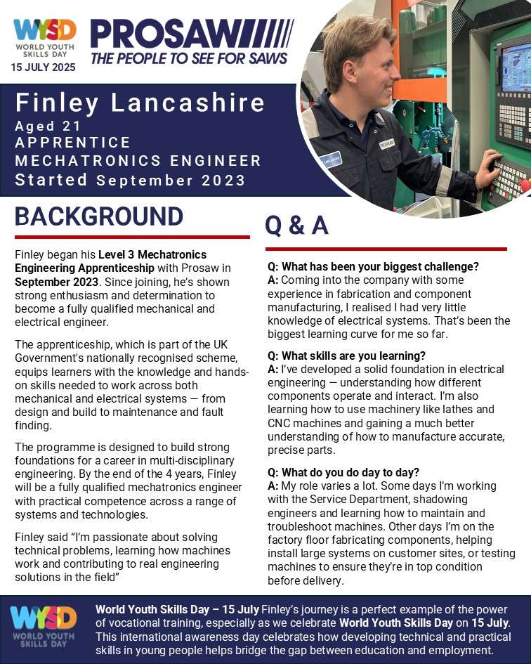 Finley Apprentice News Article